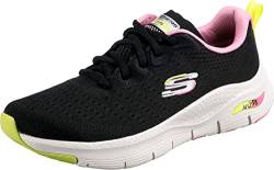 Skechers Damen Arch FIT Infinity COOL Sneaker, Black Mesh Multi Trim, 36 EU von Skechers