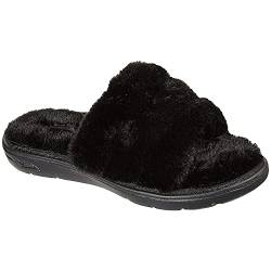 Skechers Damen Arch FIT Lounge Unwind Slippers, Black Textile, 36 EU von Skechers