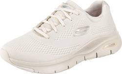 Skechers Damen Arch Fit Big Appeal Sneaker, Off White Mesh Trim, 42 EU von Skechers