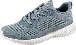 Skechers Damen BOBS Squad Ghost Star Sneaker, Slate Reflective Engineered Knit, 36 EU von Skechers