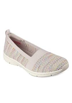 Skechers Damen Be Cool – Sherbet Skies Flacher Slipper, Naturfarben/Mehrfarbig, 37.5 EU von Skechers