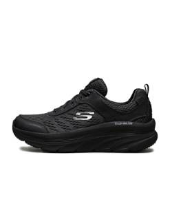 Skechers Damen D'lux Walker Infinite Motion sneakers,sports shoes, Black Leather Mesh Trim, 36 EU von Skechers