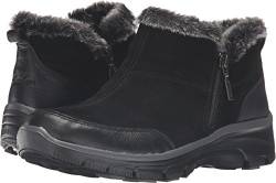 Skechers Damen Einfach anzuziehen – Zip It Stiefelette, Schwarz, 35 EU Weit von Skechers