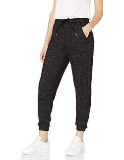 Skechers Damen Gemütliche Sweatpants Trainingshose, Black Heather/Gold Heart, XX-Large von Skechers