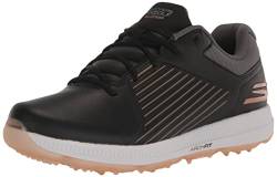 Skechers Damen Go Golf Elite 5 Arch Fit Wasserdichter Golfschuh Sneaker, Schwarz/Rotgold, 40 EU von Skechers