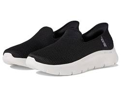 Skechers Damen Hands Free Slip-Ins Go Walk Flex-Relish Sneaker, Schwarz/Weiß, 40 EU von Skechers