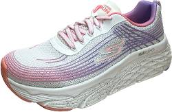 Skechers Damen Max Cushioning Elite Sneaker, Weißer Textil-Lavendel, 35 EU von Skechers