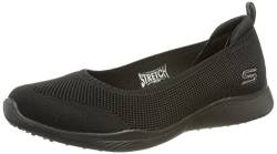 Skechers Damen Microburst 2.0 BE Iconic Sneaker, Black Stretch Fit Knit Skimmmer, 36.5 EU von Skechers