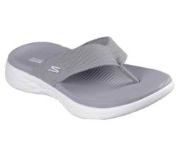 Skechers Damen ON-The-GO 600 Sunny Flipflop, Gray, 39 EU von Skechers