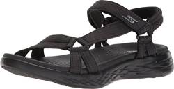 Skechers Damen On-The-go 600-Brilliancy Sportsandale, Schwarz, 42 EU von Skechers