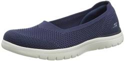 Skechers Damen On-the-go Flex Wonderous Pumps, Navy Textile Trim, 36.5 EU von Skechers