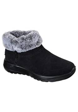 Skechers Damen On-the-go Joy Stiefelette, Schwarz/Graues Wildleder, 35 EU von Skechers