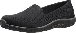 Skechers Damen Reggae Fest-Willows Flacher Slipper, Schwarz, 40 EU Weit von Skechers