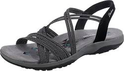 Skechers Damen Sandals, Black, 40 EU von Skechers