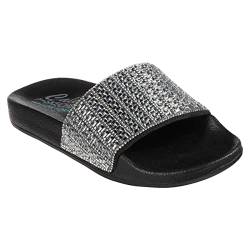 Skechers Damen Slides, Black, 36 EU von Skechers