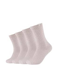 Skechers Damen Socken Warm & Cozy 4er Pack 39/42 almost mauve mouliné von Skechers