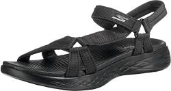 Skechers Damen Sport Sandalen, Black Textile Trim, 38 EU von Skechers