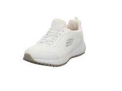 Skechers Damen Squad Sr Sneaker, White Flat Knit, 36.5 EU von Skechers