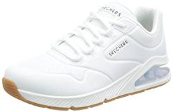 Skechers Damen UNO 2 AIR Around You Sneakers, White Duraleather/Mesh Trim, 39 EU von Skechers