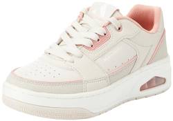 Skechers Damen UNO Court Sneakers, Duraleather Besatz aus natürlichem Leder, 36 EU von Skechers