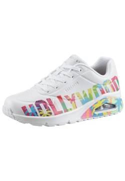 Skechers Damen UNO - ONE for Stars! Sneaker Hollywood 177995 WMLT Weiß/Bunt, Schuhgröße:37 EU von Skechers