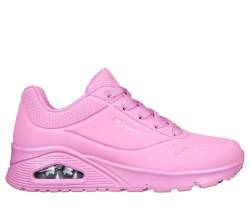 Skechers Damen UNO Stand on Air Sneaker, Rosa Durabuck Mesh, 39 EU von Skechers