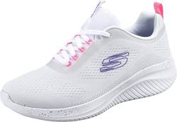 Skechers Damen Ultra Flex 3.0 New Horizons Sneaker, White Mesh/Neon Pink Trim, 36 EU von Skechers