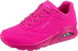 Skechers Damen Uno Night Shades Sneaker, Hot Pink Durabuck, 39 EU von Skechers