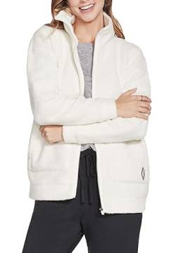 Skechers Damen Women's Downtime Jacket Sherpa Jacke, Egret, XX-Large von Skechers