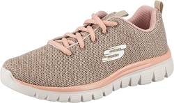 Skechers Damen Zapatillas Deportivas Mujer Graceful-Twisted Fortune Beige Low-top, 40 EU von Skechers