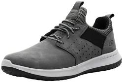 Skechers Delson-Axton Herren Sneaker, Grau (grau / schwarz), 39.5 EU von Skechers