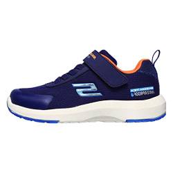 Skechers Dynamic Tread HYDRODE Sneaker, Navy Textile/Orane & Light Blue Trim, 32 EU von Skechers