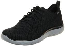 Skechers Herren 232394 Bkgy Sneaker, Schwarzer Strickbesatz, 43 EU von Skechers