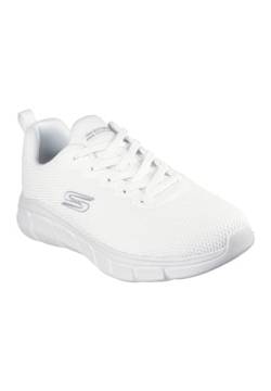 Skechers Herren Bobs B Flex Chill Edge Sneaker, Off White Knit, 45 EU von Skechers