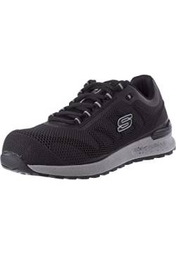 Skechers Herren Bulklin Bragoo Sneaker, Black Kpu Mesh, 43 EU von Skechers