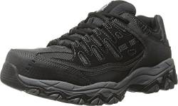 Skechers Herren Cankton Stahlkappe Konstruktionsschuh, Schwarz/Dunkelgrau, 48.5 EU von Skechers