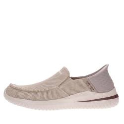 Skechers Herren Delson 3.0 Cabrino Slip On, Taupe Knit, 40 EU von Skechers