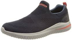 Skechers Herren Delson 3.0 Fairfield Sneaker, Navy Knit Synthetic, 48.5 EU von Skechers