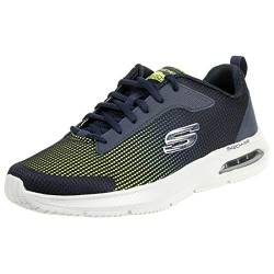 Skechers Herren Dyna-air - Blyce Sneaker, Blue Navy Mesh Pu Charcoal Trim Nvlm, 47.5 EU von Skechers