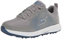 Skechers Herren Elite 5 Arch Fit Wasserdichter Golfschuh Sneaker, Grau/Blaue Punkte, 41.5 EU von Skechers