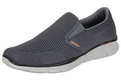 Skechers Herren Equalizer- Double Play-51509 Mokassin, Grau Charcoal Orange, 45 EU von Skechers