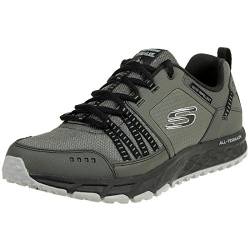 Skechers Herren Escape Plan Sneaker, Grey Charcoal Black, 42 EU von Skechers