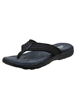 Skechers Herren Evented Arven Sandalen, Black Canvas, 48 EU von Skechers