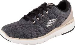 Skechers Herren Flex Advantage 3.0 Stally Sneaker, Black Mesh Trim, 40 EU von Skechers