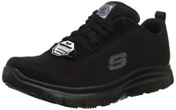 Skechers Herren Flex Advantage Sr Bendon Sneaker, Black Mesh Water Stain Repellent Treatment, 47.5 EU von Skechers