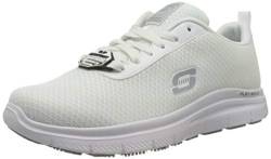 Skechers Herren Flex Advantage Sr Bendon Sneaker, White Mesh Water And Stain Repellent Treatmen, 40 EU von Skechers