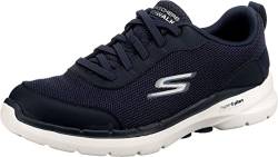 Skechers Herren Go Walk 6 Bold Knight Sneaker, Navy Blue, 44.5 EU von Skechers