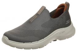 Skechers Herren Go Walk 6 Sneaker, Taupe Textile, 46 EU von Skechers