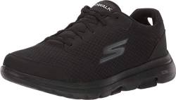 Skechers Herren Gowalk 5 Qualify – athletischer Schnürschuh mit Netzstoff Sneaker, Black von Skechers