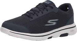 Skechers Herren Gowalk 5 Sportliche Workout-/Walking-Schuhe mit luftgekühltem Schaumstoff Sneaker, Marineblau/blau, 46 EU X-Weit von Skechers